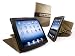 Tuff-Luv Tri-Axis: Western Leather Collection rugged cow hide Case Cover for the iPad 2 – Brown