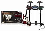 Guitar Hero 5 : Jeu + guitare + batterie + micro