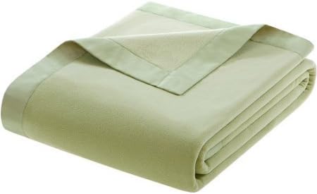 Comfort Classics Micro Soft and Comfortable Polyester Fleece Blanket (Sage, Full/Queen)