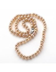 Freshwater Pearl Silver Necklace 18"