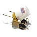 MARSHALLTOWN The Premier Line MIX5900D 3.25 Cubic Feet Wheelbarrow Concrete Mixer with Poly Drum