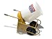 Marshalltown MIX5900D 3.25 Cubic Feet Wheelbarrow Concrete Mixer with Poly Drum