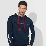 BMW Men's Motorsport Hoodie (Dark Blue)- Size Large