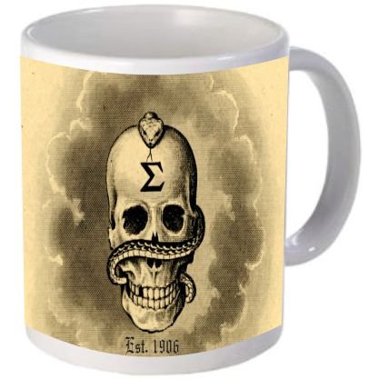 Rikki Knight Skeleton Snake Goth Design Photo Quality 11 oz Ceramic Coffee Mug cup