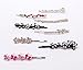 L.A. Girl Matte Pigment Gloss Set of 3 with Glamorous Hair Pin (Obsess, Instinct, Frisky)