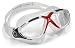 Aqua Sphere Vista Swim Goggle - Clear Lens - Red Great for Swimming