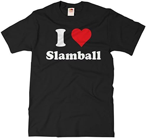ShirtScope Adult I Heart Slamball T-shirt - I Love Slamball Tee XL Black