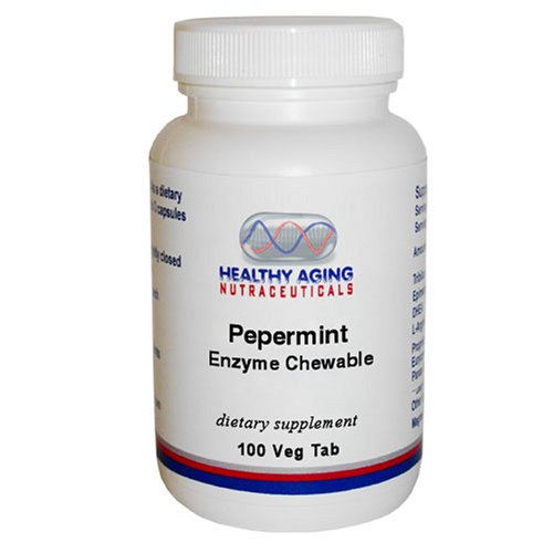 A to Z Naturals Peppermint Vegan Enzymes, Vegetarian, Chewable, 100 Tablets, (Pack of 4) by A to Z Naturals