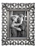 Review Jaf Gifts  / 2 X 3 IRON GATE PEWTER FRAME - 2 X 3 PICTURE FRAME, IRON GATE DESIGN, PEWTER MATERIAL