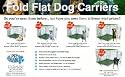 Fold Flat Dog Crates - Large Carrier 36 X 24 X 27