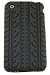 KingCase iPhone 3G & 3GS * Soft Silicone Case * Tire Tracks * (Black) 8GB, 16GB, 32GB