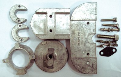 Martyr Aluminum Alloy Merc Alpha Gen II Mercury Anode Kit On Sale