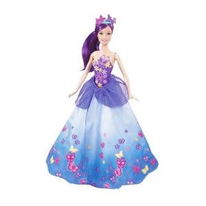 Barbie Fairy-Tastic Purple Blue Princess Doll by Mattel