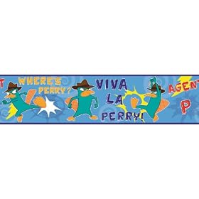 RoomMates RMK1533BCS Agent P Peel and Stick Border