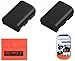 Pack Of 2 LP-E6 Replacement Batteries For Canon EOS 60D, EOS 70D, EOS 5D II, EOS 5D III, EOS 6D EOS 7D Digital SLR Camera + More!!