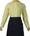 French Toast L/S Lace Trim Button-Down Shirt (Sizes 7 - 14)