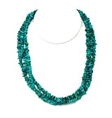 Necklace - Turquoise Chips 3 strands