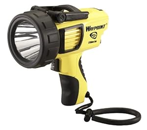 Streamlight 44910 Waypoint Spotlight with 120-volt AC Charger, Yellow