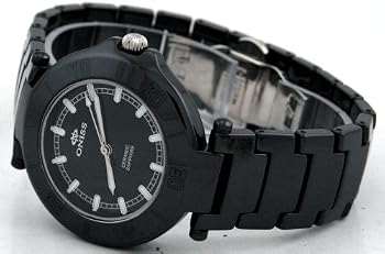 Oniss Women's Black Ceramic Watch #ON833-L1