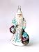 Glas Weihnachtsmann 13cm - Nikolaus mit Sack und Geschenken - Lauscha formgeblasener Christbaumschmuck