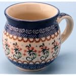 Polish Pottery 12 oz. Ladies Bubble Mug