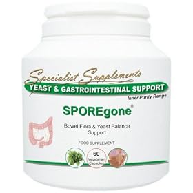 SPOREgone: yeast balance & gastrointestinal support (60 VegiCaps)