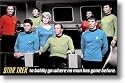 Star Trek Poster ~ Kirk, Spock, Sulu ~ Original 70's TV Cast ~ 24x36"