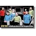 Star Trek Poster ~ Kirk, Spock, Sulu ~ Original 70's TV Cast ~ 24x36"