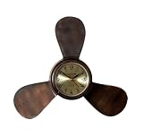 Nautical Ship Boat Propeller Wall Clock 10 X 12 Inches
