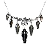 Vault of the Seven Saints Alchemy Gothic Coffin Necklace