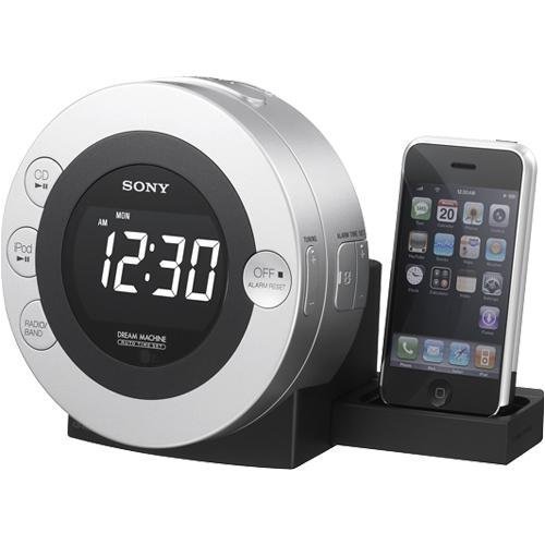 Sony ICFCD3iP 30-Pin iPod/iPhone Alarm Clock Speaker Dock with CD Player