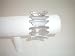 Bracelet Stretch Modern Design Silver Color