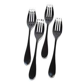 Knork Flatware Gloss Finish Stainless Steel Knorks, Set of 4