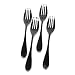 Knork Flatware Gloss Finish Stainless Steel Knorks, Set of 4