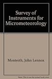 Survey of instruments for micrometeorology