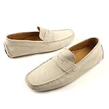 Cole Haan /Cole Haan Nike Air/ G series--*Howland Penny White Suede C07523--Men's Shoes,loafer