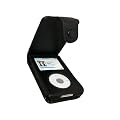 iGadgitz Black Genuine Leather Case Cover for Apple iPod Classic 80gb, 120GB & New 160gb launched Sept 09 + Belt Clip & Screen Protector