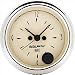 Auto Meter 1885 Antique Beige Short Sweep Electric Clock Gauge