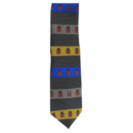 NEW Mens Silk Necktie Red Lady Bug Novelty Neck Tie