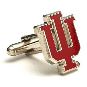 Indiana Hoosiers NCAA Logo'd Executive Cufflinks w  Jewelry Box