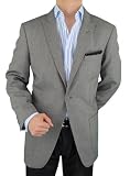 Men's Blazer One Button Modern Fit Coat Charcoal Gray