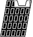 Kitchen & Housewares : Flexipan Rectangular Cake Mold 89mmx46mmx25mm deep 25 molds on sheet (Quantity Discount, 5 or more:89.95)