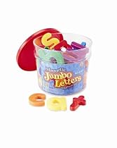 Learning Resources Jumbo Lowercase Magnetic Letters, Set of 40