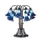 10 Light Tiffany Pondlily Table Lamp