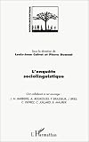 L enquête sociolinguistique