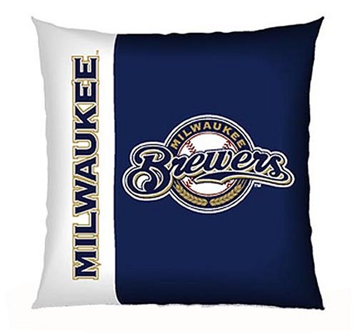 Biederlack Milwaukee Brewers 27 Vertical Stitch Floor Pillow