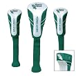North Texas Mean Green Graphite Headcover Set of 3