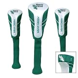 North Texas Mean Green Graphite Headcover Set of 3