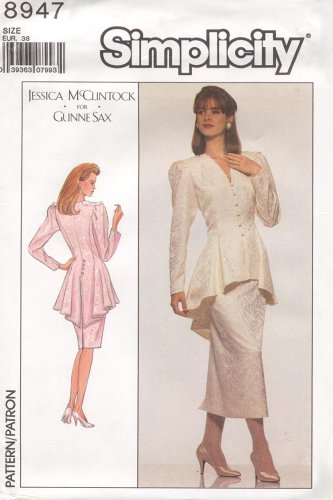 Simplicity Pattern #8947 - Jessica McClintock for GunneSax Two-Piece Dress