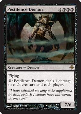 Magic the Gathering - Pestilence Demon - Rise of the Eldrazi